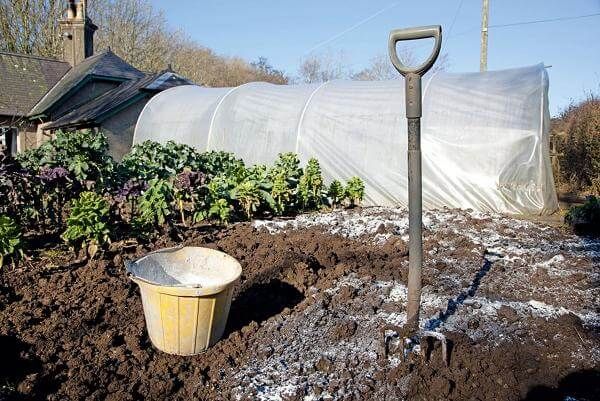  Fertilizando o solo para escavar